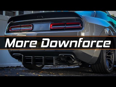 ZL1 Addons Challenger Deluxe Diffuser - Now With More Downforce