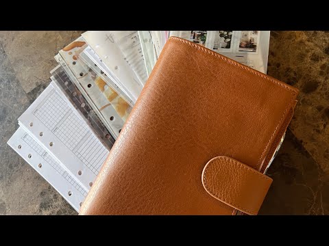 Gold Gillio Medium Compagna Set Up | #gillio #personalrings #planning #plannersetup