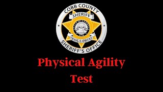 Cobb County Sheriff's Office Physical Agility Test
