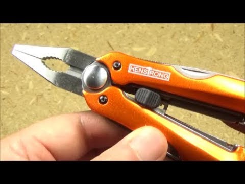 Multitool Monday - Henstrong 9 in 1 Multi Plier Review Video