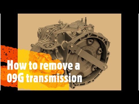 How to remove VW 09G transmission