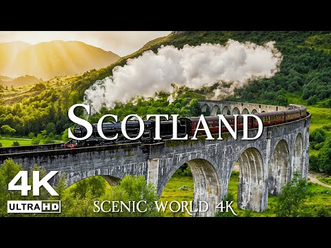Scotland Nature Relaxing Movie 4K - Meditation Relaxing Music - Wonderful Nature