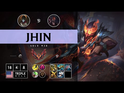 Jhin Mid vs Lucian - NA Grandmaster Patch 14.14