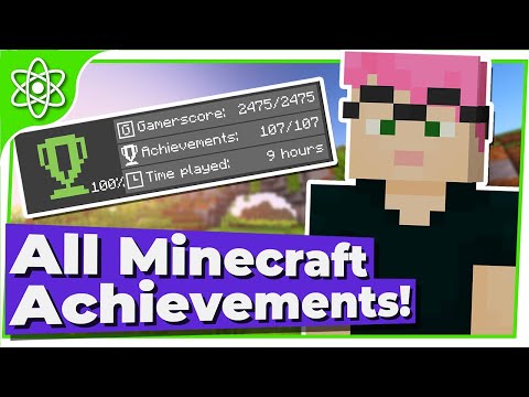 HarryAtomic - How to get 10,000 achievements in Minecraft in 1 day // Bedrock Edition