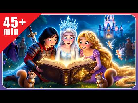 Princess Stories Compilation ✨ 45-Min Fairy Tales | Rapunzel, Mulan, The Snow Queen