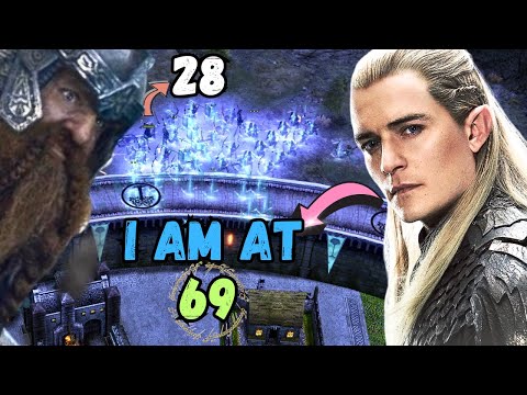 I rushed LEGOLAS in 1v1 Multiplayer and it was AMAZING | BFME1 Patch 2.22