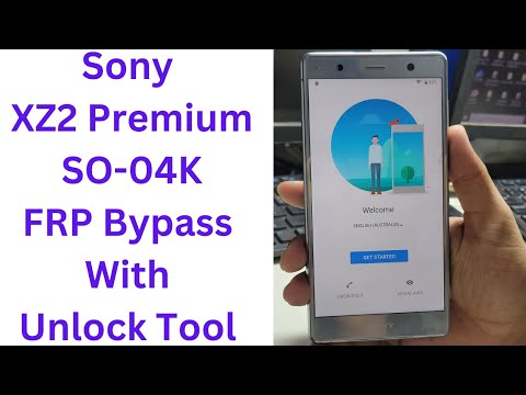 Sony  XZ2 Premium SO-04K FRP Bypass With Unlock Tool || sony so-04k frp bypass