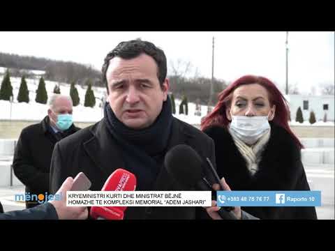 Kryeministri Kurti dhe Ministrat bëjnë homazhe te Kompleksi Memorial “Adem Jashari”