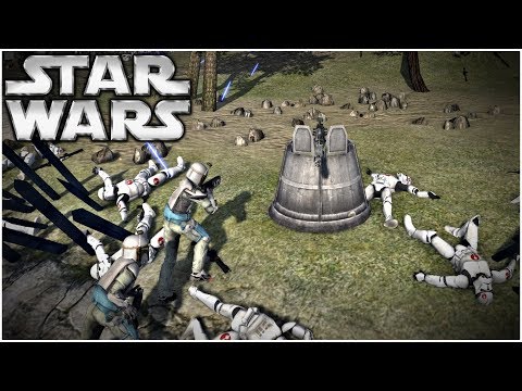 CLONE RECON FORCE AMBUSHED BY MANDALORIAN MILITIA [OUTNUMBERED]- Star Wars Galaxy at War