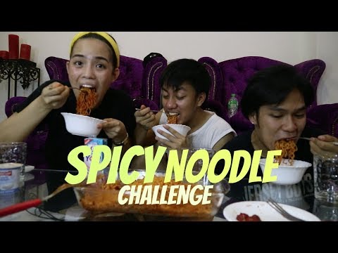 SPICY NOODLE CHALLENGE (SAMYANG 2X SPICY FIRE NOODLES) by Chase Salazar