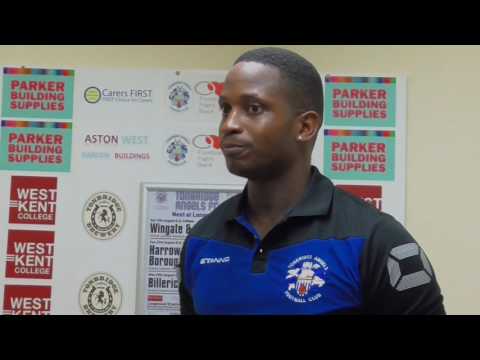 TONBRIDGE ANGELS VS EAST GRINSTEAD TOWN Post match interviews 6/08/2016
