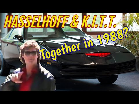 Michael and KITT's FIRST Reunion in 1988! Express Service Commercial with Behind the Scenes Footage!