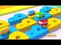 Wheels on the Bus Alphabets Rhyme | round and round | Kindergarten | Parents | Preschool  Kiddiestv