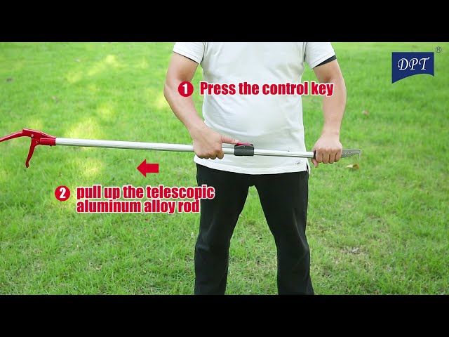 كماشة ملقاط للثعابين والنفايات 150 سم - أمان عالي أثناء الإمساك، سهولة التخزين والنقل، تحكم مريح أثناء الاستخدام،ضمان سنتان