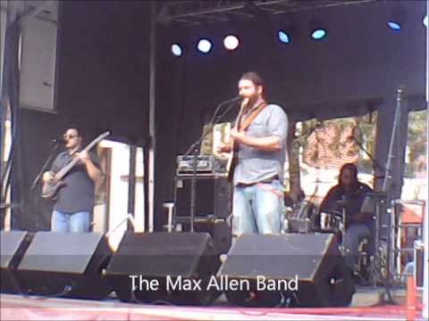 The Max Allen Band performs at Blues at the Crossroads 2012