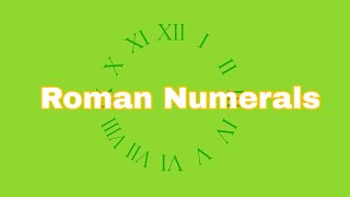 Roman Numerals | How? write the equivalent roman numeral or numbers.