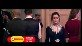 Badnaam Movie World Television Premiere Promo On TV &pictures Promo