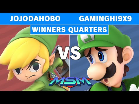 MSM Online 18 - JoJoDaHoBo (Toon Link) Vs GAmingHI9x9 (Luigi) Winners Quarters - SSBU