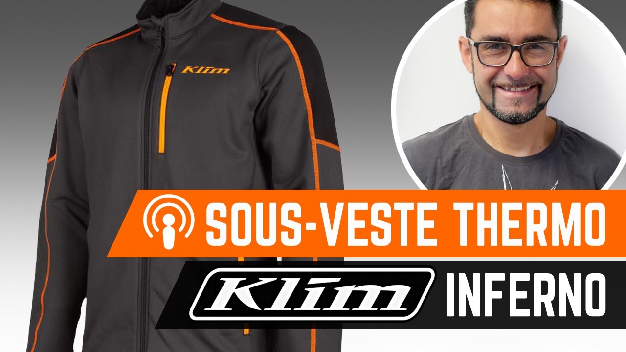 Avoir chaud l'hiver à moto: sous-veste Klim Inferno
