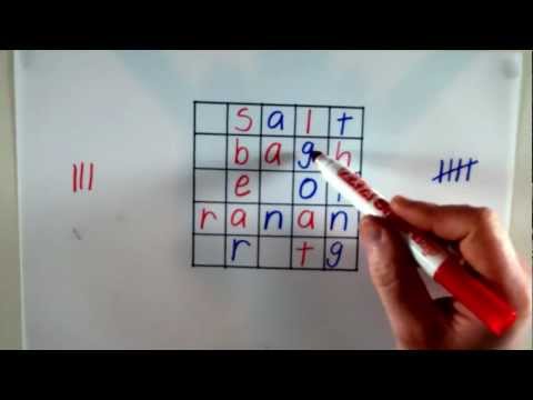 Letter Puzzle Game - Word Square - YouTube