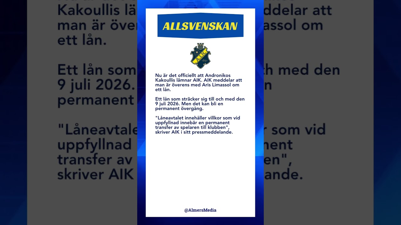 #Fotboll #Allsvenskan #AIK