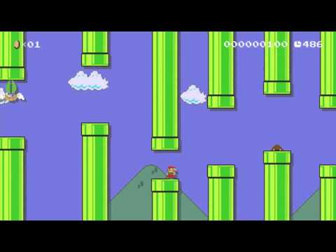[Super Mario Maker] Flappy Bird Stage