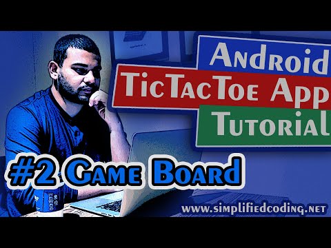 2 Android Tic Tac Toe App Tutorial Game Board