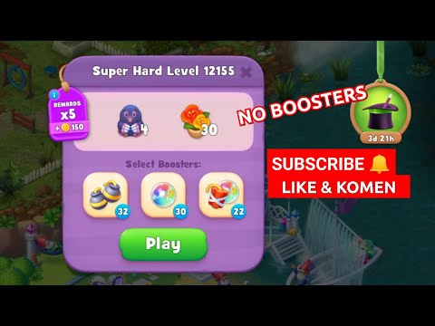 GARDENSCAPES SUPER HARD LEVEL 12155 NO BOOSTERS | MARI MAIN BERSAMA