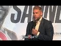 BILLY JOE SAUNDERS "IF I CANT BEAT A 37 YEAR OLD GOLOVKIN..SOMETHING IS WRONG WITH ME"