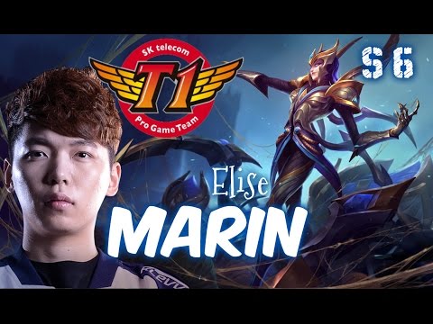 SKT T1 MaRin ELISE Jungle vs Rengar - Patch 5.22 KR | League of Legends