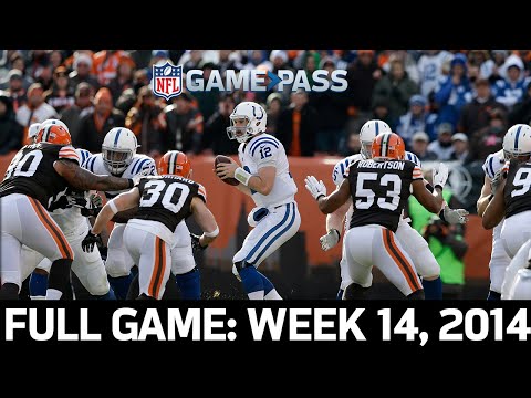 A Second Half Surge! Colts vs. Browns 2014, Week 14 FULL GAME
