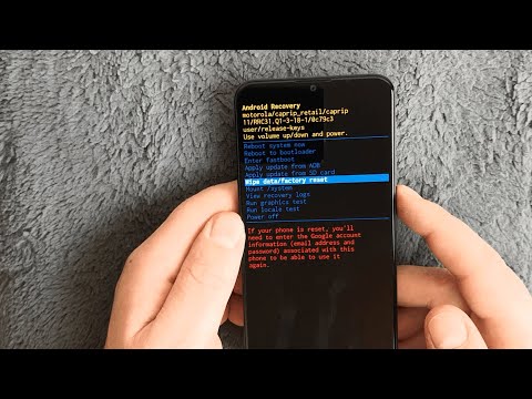 Motorola Moto G30 Hard reset/No command solution