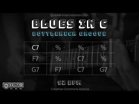 C Blues (Bottleneck Groove) : Backing Track
