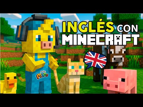 ENGLISH FOR KIDS | LEARN ANIMALS IN ENGLISH BY PLAYING MINECRAFT WITH YOUR FRIEND MUMU