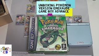 😆 Unboxing Pokémon Version Emeraude sur console portable Nintendo Game Boy Advance GBA