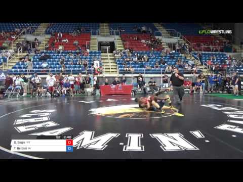 Junior GR 160 Consi of 8 #1 - Daniel Bogie (NY) vs. Tate Battani (IA)