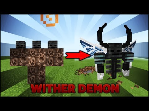 UNBELIEVABLE! SUMMON Wither Demon BOSS in MCPE 1.1!