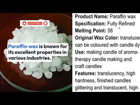 Fully Refined Paraffin Wax