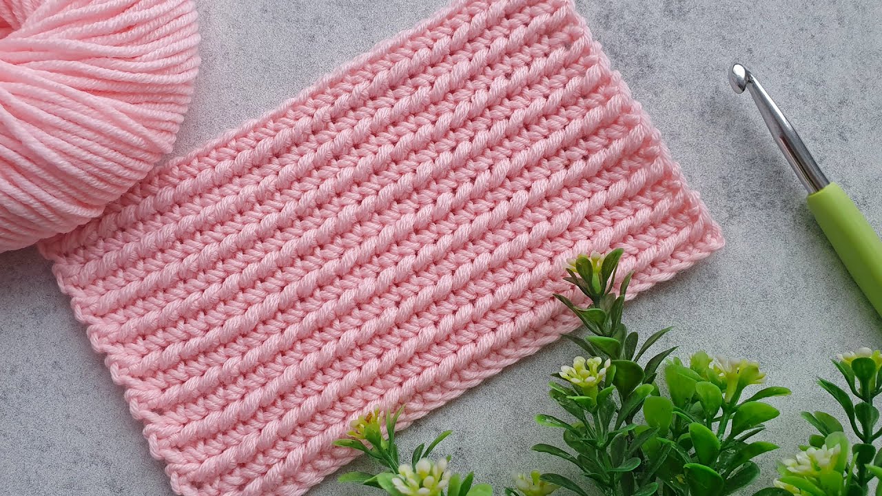 This is how they crochet in Russia. New crochet stitch. Crochet.