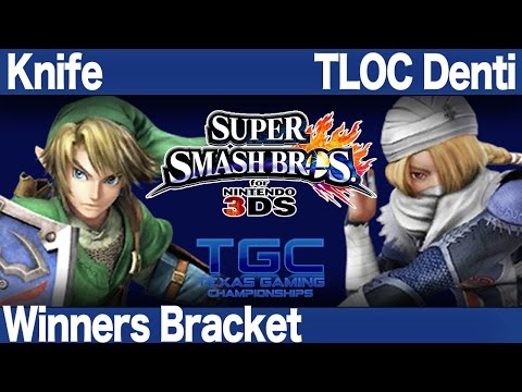 TRTTGC1 Smash 3DS - Knife (Link) vs TLOC Denti (Sheik) - Winners Bracket