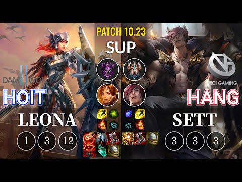 DWG Hoit Leona vs VG Hang Sett Sup - KR Patch 10.23