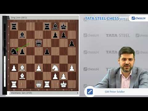Shankland-Ding Liren, Tata Steel Chess 2019: Svidler's Game of the Day