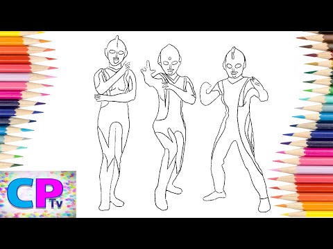 Ultrawomen Coloring Pages,Several Poses of Ultrawomen/Defqwop - Awakening [NCS Release]