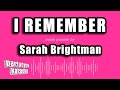 Sarah Brightman - I Remember (Karaoke Version)