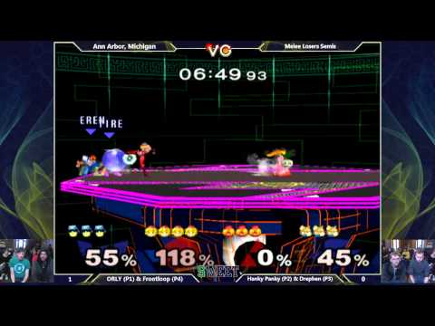 Sweet Prologue - ORLY & Frootloop Vs. Drephen & Hanky Panky - SSBM Losers Semis - Smash Melee