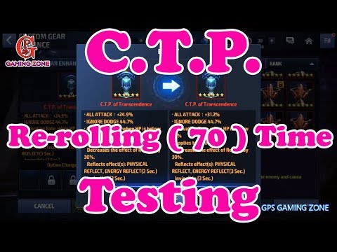 C.T.P. Re-Rolling Testing
