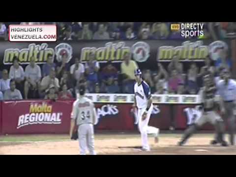 Highlights LVBP 08/11/2015 - Leones del Caracas vs Tiburones de la Guaira