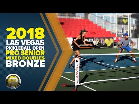 Pro Senior Mixed Doubles BRONZE - 2018 Las Vegas Pickleball Open