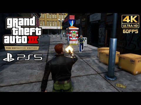 GTA 3 Definitive Edition - PS5 Gameplay Walkthrough Part 1 @ 4K 60ᶠᵖˢ ✔