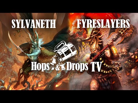New GHB! - Sylvaneth vs Fyreslayers- Age of Sigmar Battle Report